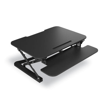 NXT Technologies Adjustable Sit/Stand Workstation Riser, 35" x 32" x 5.9" to 19.6", Black (NXT50710)