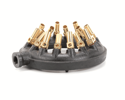 Town Food Service 226916/N 16-Tip Volcano Burner - No Cvr (TWN226916N)