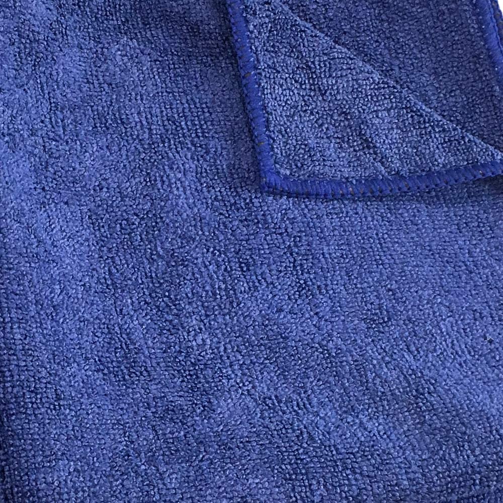Hospeco® Microfiber Cloth 16x27 300 GSM Tri-Fold Navy, 12/Pack (HOSMFC3001627NV)