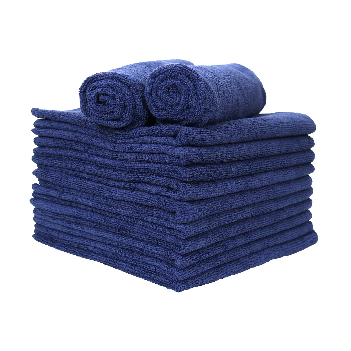 Hospeco® Microfiber Cloth 16x27 300 GSM Tri-Fold Navy, 12/Pack (HOSMFC3001627NV)
