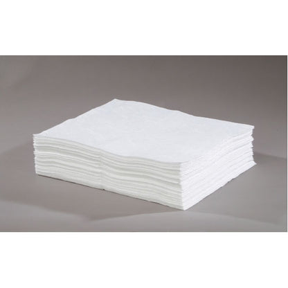 TASKBrand® Oil Only Sorbent Pads, Heavy Weight, Sonic Bonded, 15"x18", 100/Bale (HOSOS-INB-PWV)