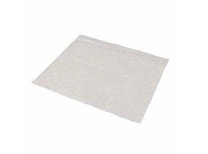 TASKBrand® Oil Only Sorbent Pads, Medium Weight, Single Sided Laminate, 15"x18", 100/Bale (HOSOS-MAB-P)