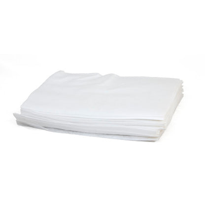 Hospeco® OilOnly Sorbent Pad, White, 15"x15", Light Duty, Melt Blown, Bale of 200 (HOSOS-SRB-PW)