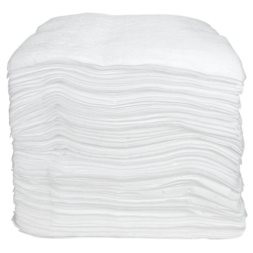 TASKBrand® Oil Only Sorbent Pads, Light Weight, Sonic Bonded, 15"x18", 200/Bale (HOSOS-SRB-PWV)