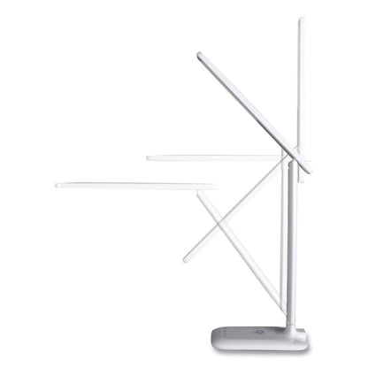 OttLite Wellness Series Slimline LED Desk Lamp, 5" to 20.25" High, White (OTTCS33600CSHPR)