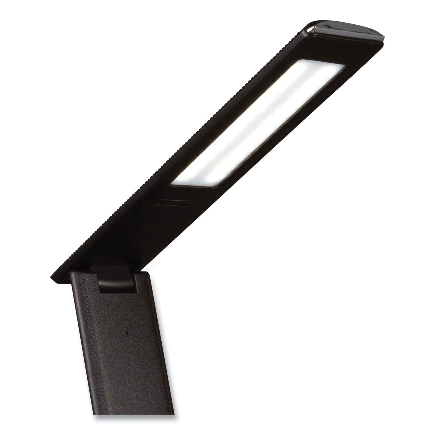 OttLite Wellness Series Rise LED Desk Lamp with Digital Display, 12" to 19" High, Black (OTTCSE13G59)
