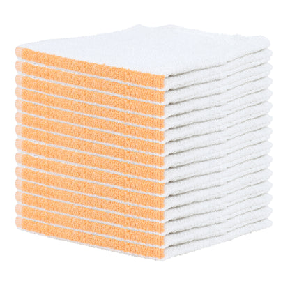 Hospeco® Qwick Wick Bar Mop Towel 30oz Gold Stripe, Case of 60 (HOSN030-G65-5DZ)