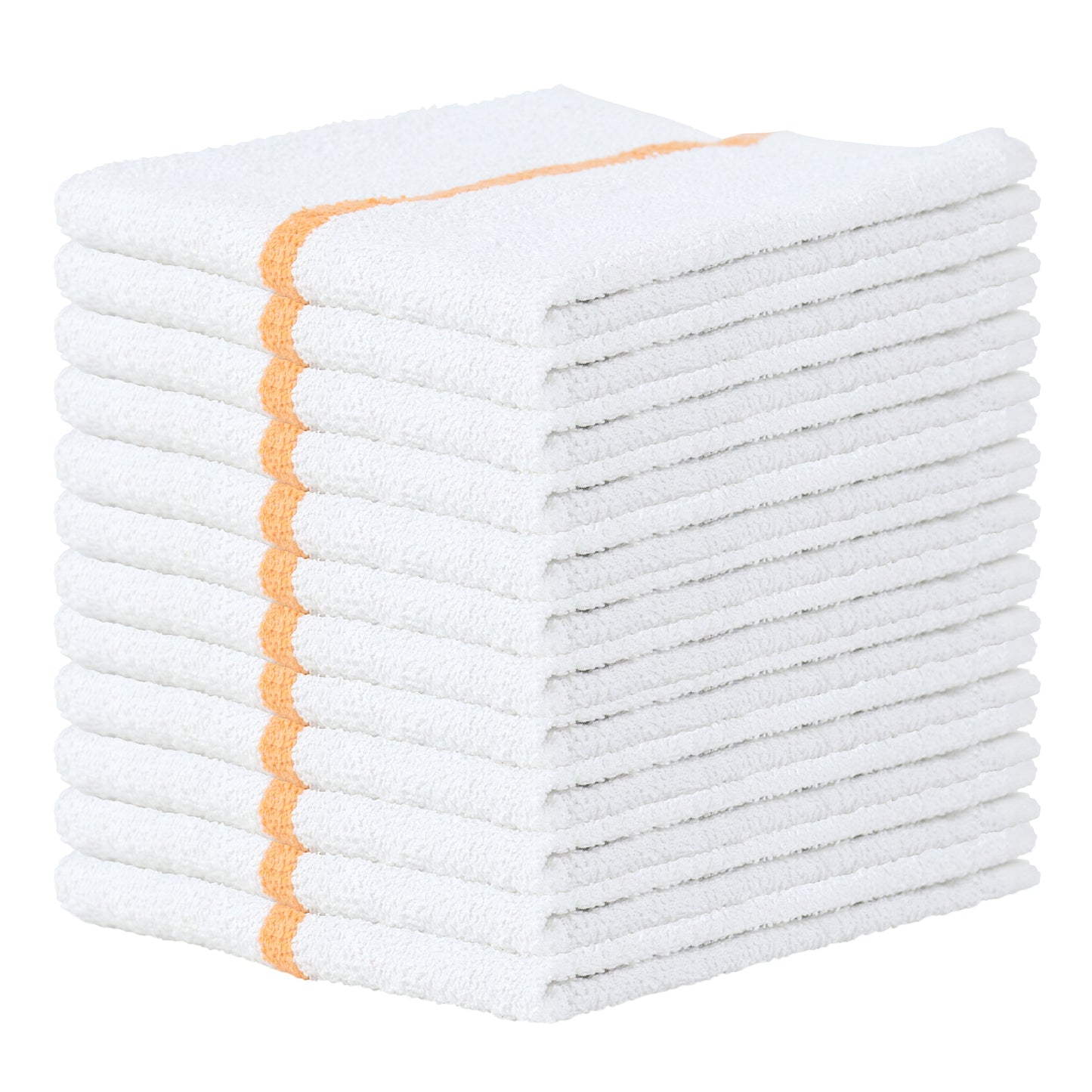 Hospeco® Qwick Wick Bar Mop Towel 30oz Gold Stripe, Case of 60 (HOSN030-G65-5DZ)