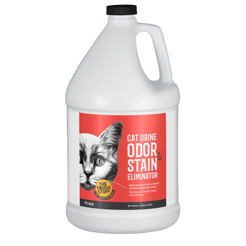 Tough Stuff® Cat Urine Odor & Stain Eliminator, Original, 1 Gallon, 4/Case (HOSP128CUR-CS)