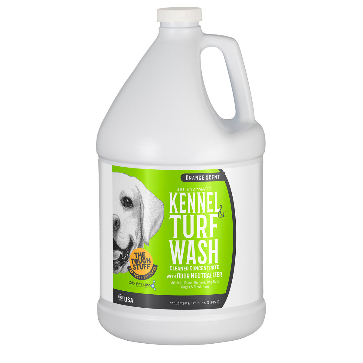 Tough Stuff® Kennel &Turf Cleaner Orange Scent, Gallon, 4/Case (HOSP128DMPFD-CS)