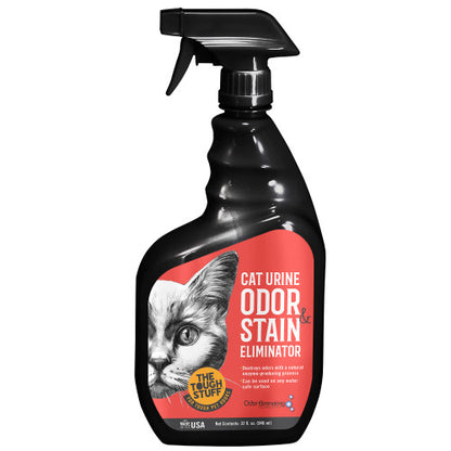 Tough Stuff® Cat Urine Odor & Stain Eliminator, Original, 32 oz Bottle (HOSP32CUR)