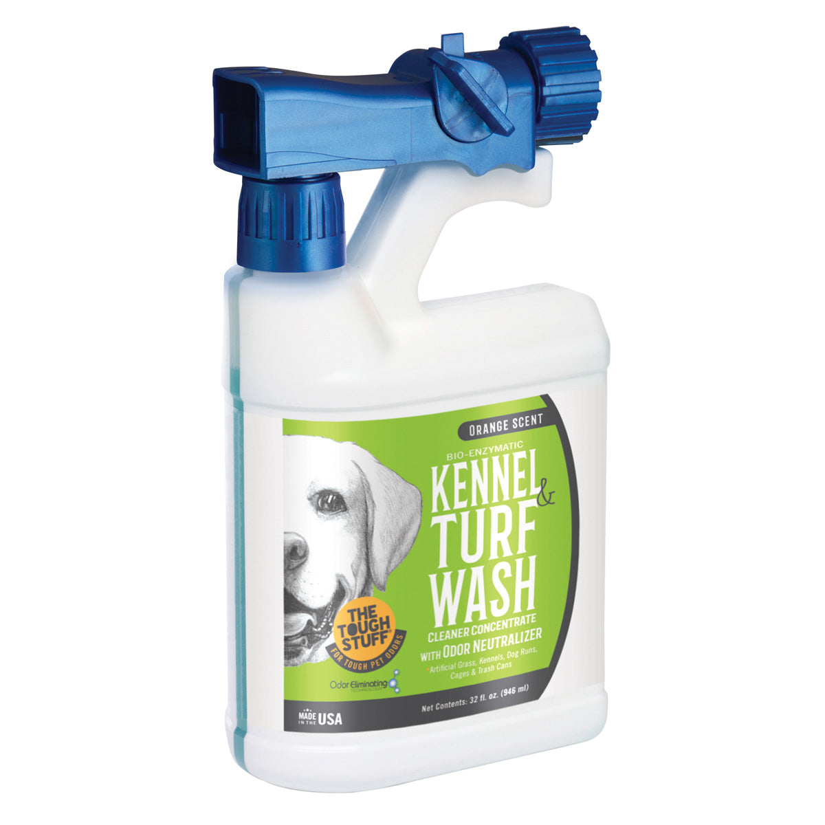 Tough Stuff® Kennel Wash Bio- Enzymatic All-Purpose Cleaner, 32 oz Bottle (HOSP32DMPFDRTU)