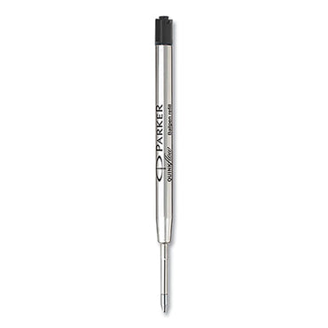 Quinkflow Refill for Parker Ballpoint Pen, Medium Tip, Black Ink, 3/Pack (PAR2119151)
