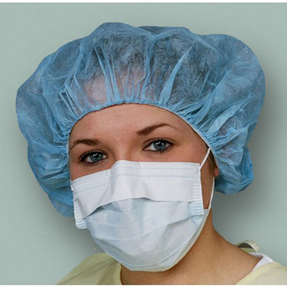 Pharma-Choice® Pharma-Cap™ Polyproylene Bouffant Cap, Blue 24 in., Case of 1000 (HOSPBC797-24-B)