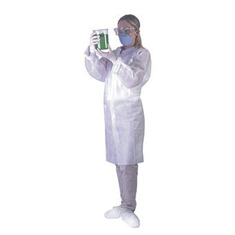 Pharma-Choice® Pharma-Coat Lab Coat Polypro EW NP Snap Front White, Case of 30 (HOSPCOAT797-4XL)