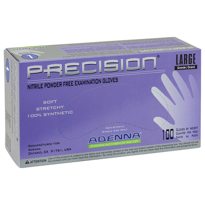 Safety Zone® Nitrile Powder Free 4 mil Exam Gloves, Blue, Lrg, Case of 1000 (SZNPCS776)