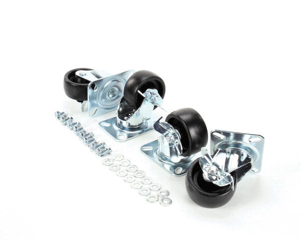 Perlick PE57786 Caster Kit, 3.75 inches, Set Of 4 (PE57786)