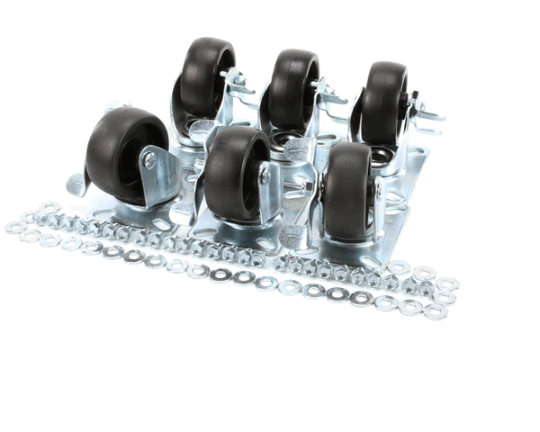 Perlick 57787 Caster Kit, Set Of 6, 3.75 (PE57787)
