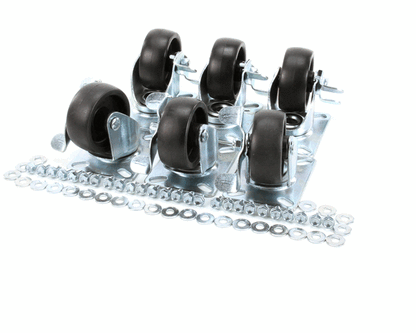Perlick 57787 Caster Kit, Set Of 6, 3.75 (PE57787)