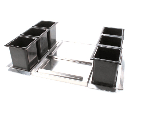 Perlick Bw6-24R Ice Chest Bottle Wells, 6, Ts (PEBW6-24R)