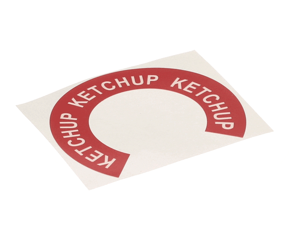 Perfection 03-C074K Round Ketchup Label (PEF03-C074K)