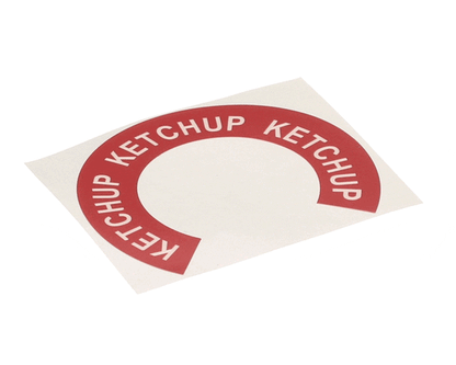 Perfection 03-C074K Round Ketchup Label (PEF03-C074K)