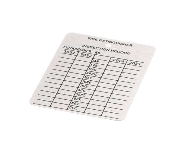 Perfect Fry 83350 Firemaster Inspection Tag (PFC83350)