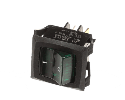 Perfect Fry 83554 Switch, Rocker 250Vac Green (PFC83554)