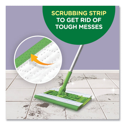 Swiffer Wet Refill Cloths, 8 x 10, Fresh Scent, White, 12/Box, 6 Boxes/Carton (PGC08622)