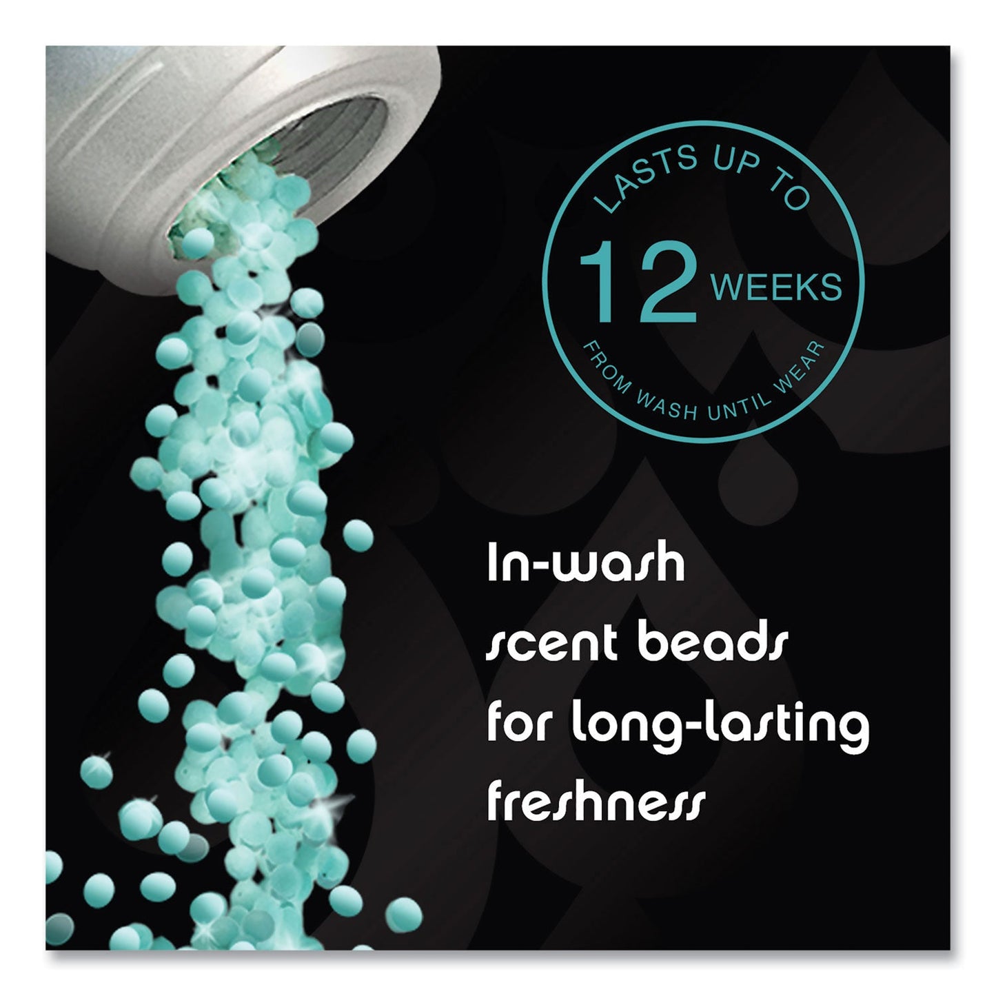 Downy Unstopables In-Wash Scent Booster Beads, Fresh Scent, 24 oz Pour Bottle, 4/Carton (PGC08726)