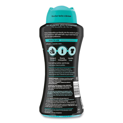 Downy Unstopables In-Wash Scent Booster Beads, Fresh Scent, 24 oz Pour Bottle, 4/Carton (PGC08726)