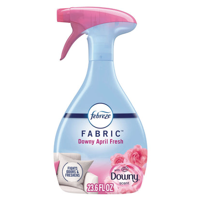 Febreze FABRIC Refresher/Odor Eliminator, Downy April Fresh, 23.6 oz Spray Bottle, 4/Carton (PGC08903)