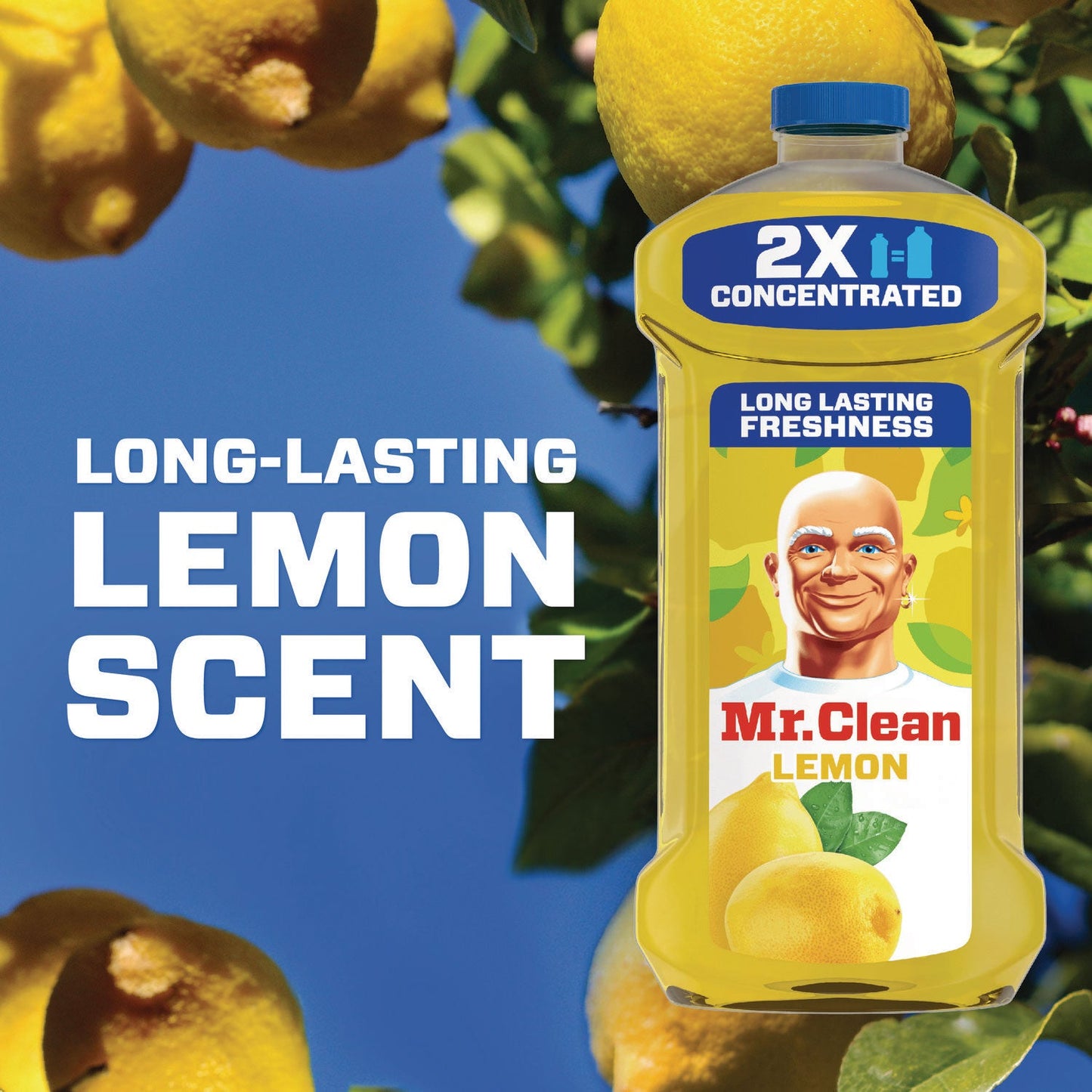 Mr. Clean Multipurpose Cleaning Solution, Lemon, 23 oz Bottle, 9/Carton (PGC11292)