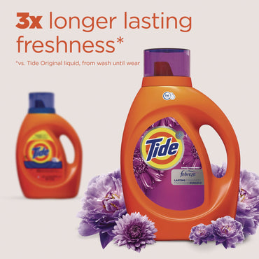 Tide Plus Febreze Liquid Laundry Detergent, Spring and Renewal, 84 oz Bottle, 4/Carton (PGC12237CT)