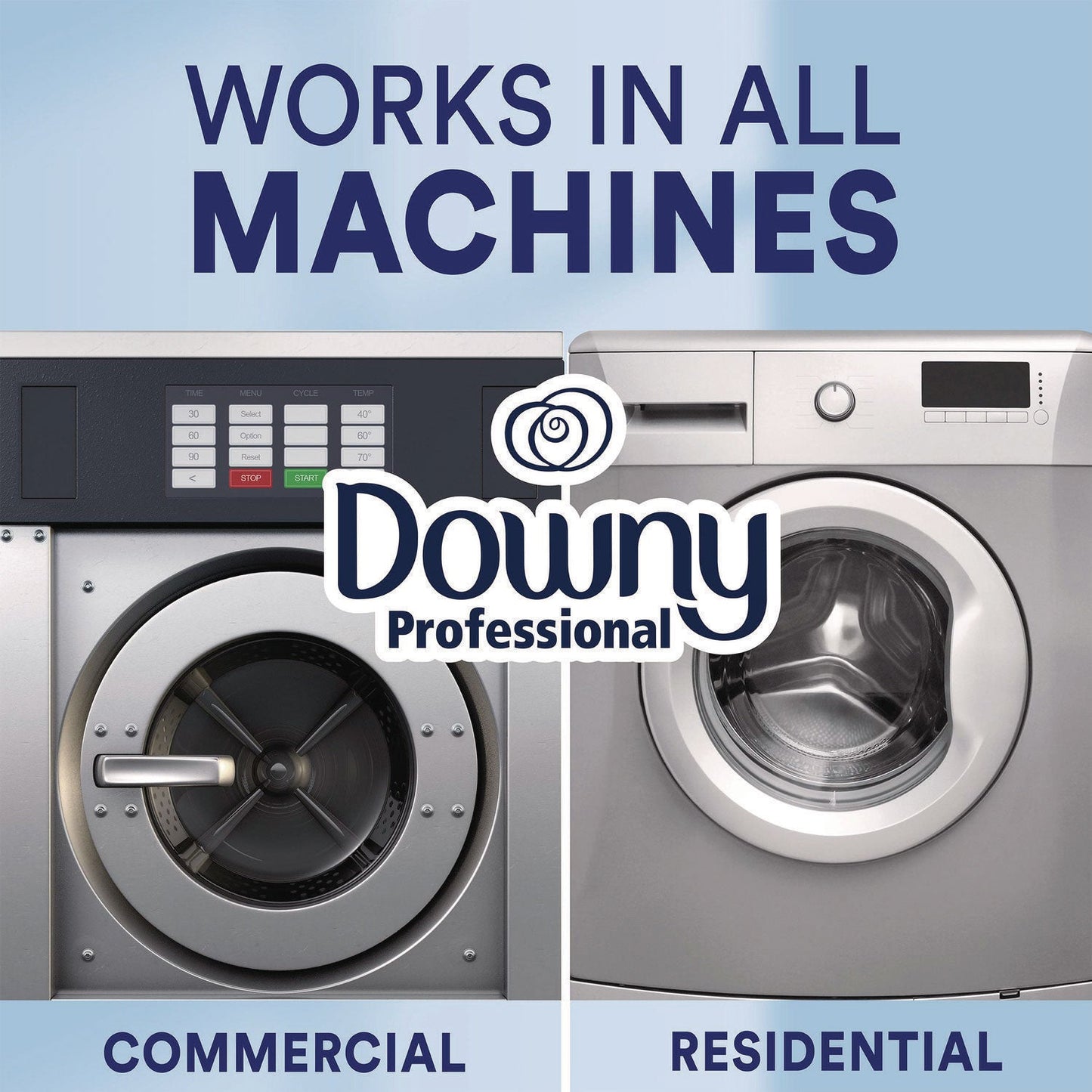 Downy Commercial Liquid Fabric Softener, Clean and Fresh Scent, 140 oz Pour Bottle, 4/Carton (PGC14121)