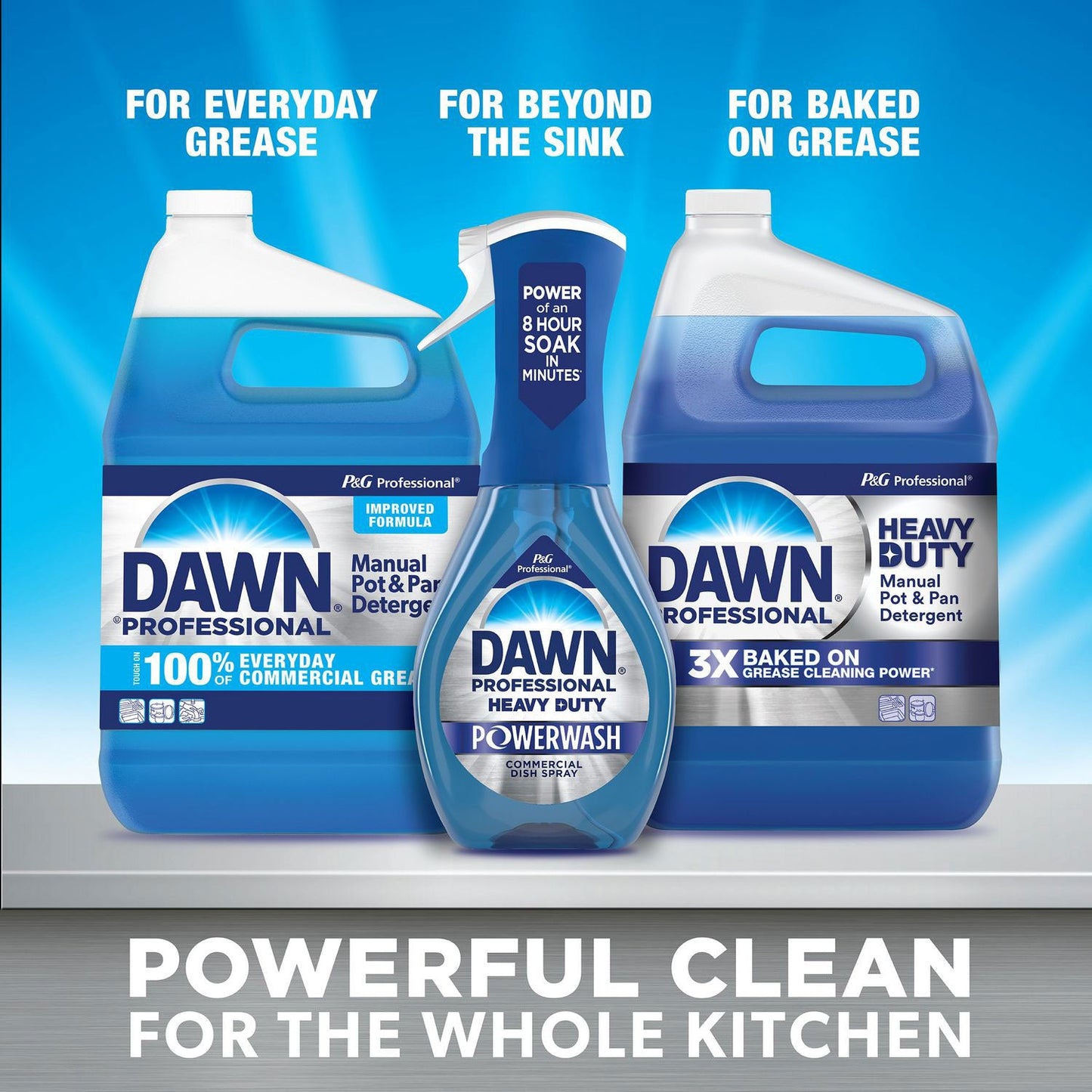 Dawn Heavy Duty Powerwash Commercial Dish Spray, 16 oz Refill Bottle, 6/Carton (PGC15264)