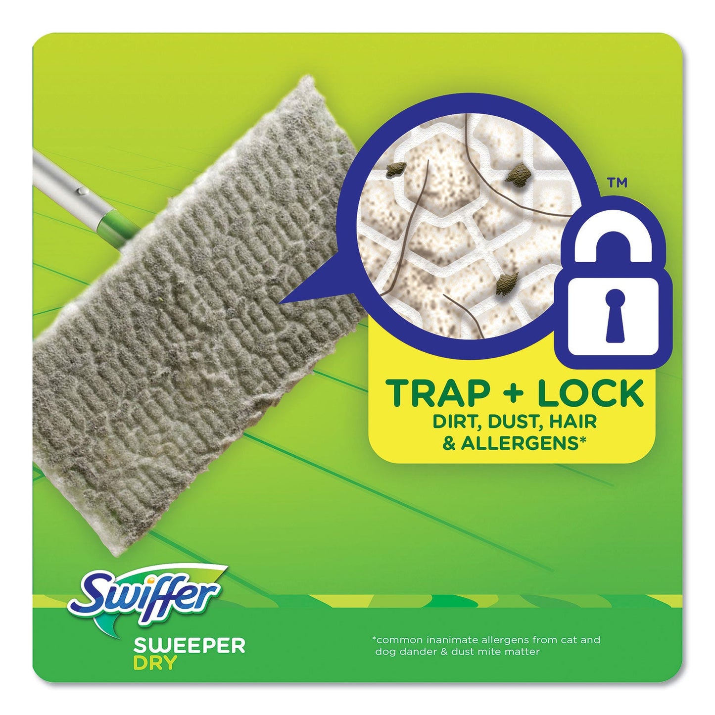 Swiffer Dry Refill Cloths, White, 10 2/5" x 8", 52 Per Box, 3/Case, 156 Cloths Total (PGC81216)