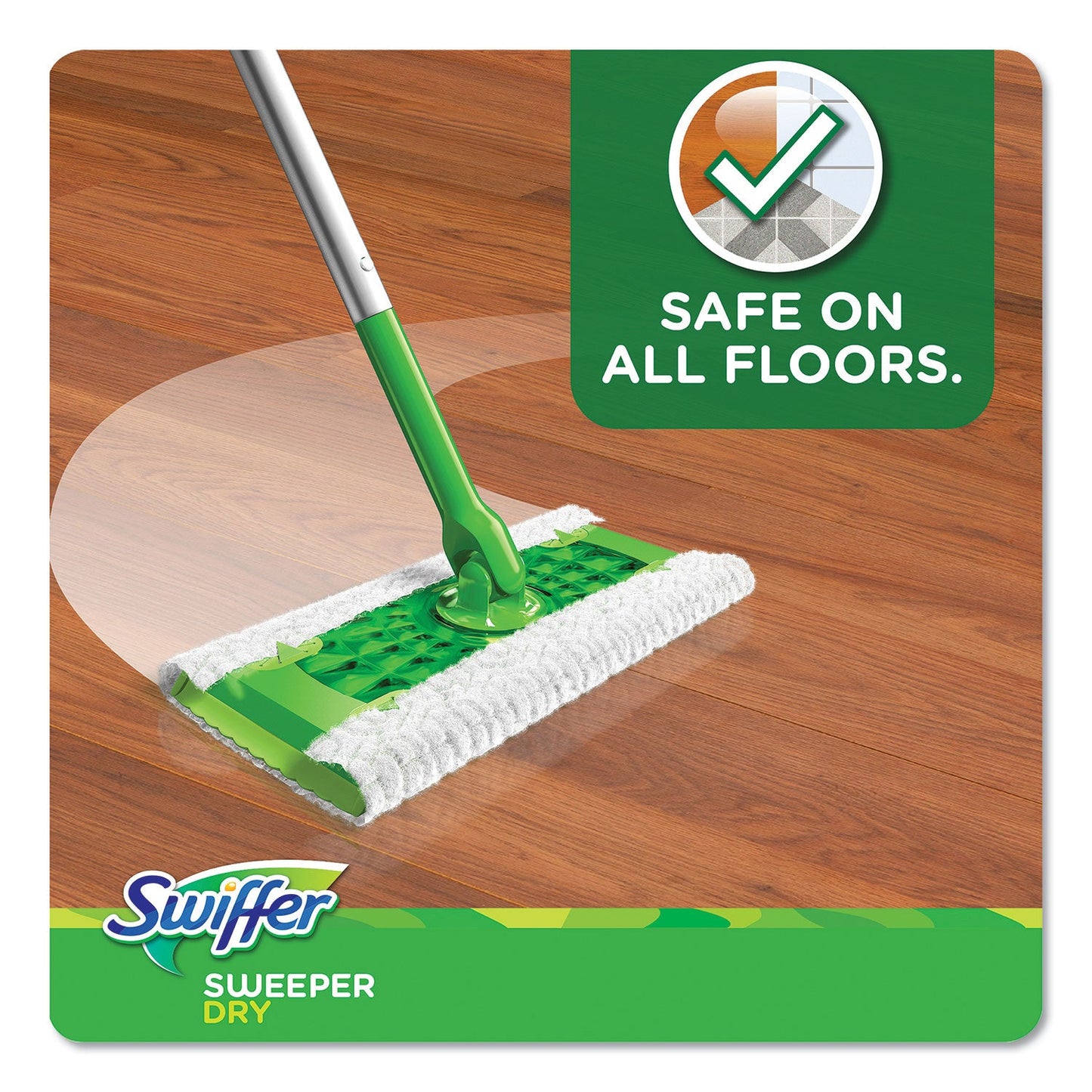 Swiffer Dry Refill Cloths, White, 10 2/5" x 8", 52 Per Box, 3/Case, 156 Cloths Total (PGC81216)