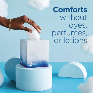 Puffs Ultra Soft Facial Tissue, 2-Ply, White, 72 Sheets/Box, 24 Boxes/Carton (PGC97788)