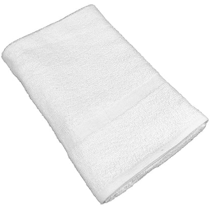 Hospeco® Plus Crescent Washcloth 12x12 White, 1lb/dz Bale of 1200 (HOSPLUS-1212-1)