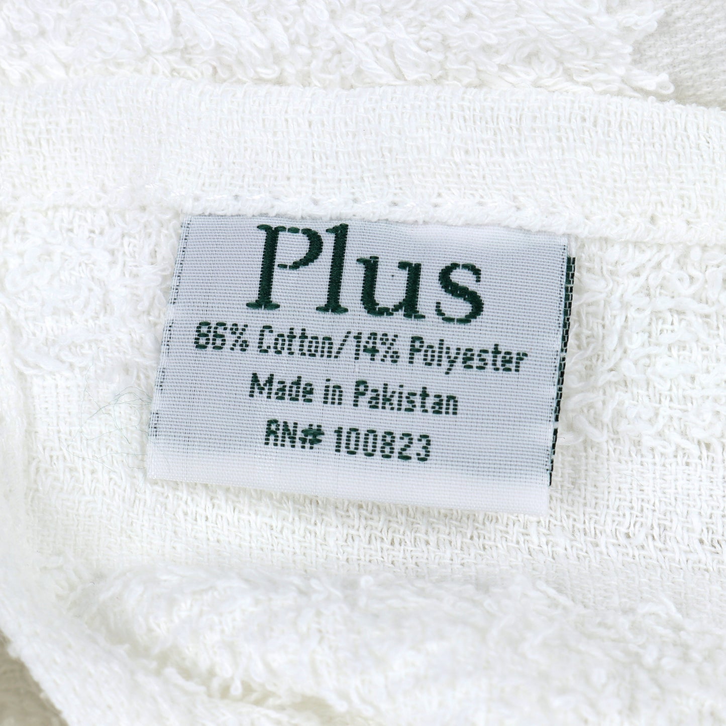Hospeco® Plus Crescent Washcloth 12x12 White, Pack of 60 (HOSP-PLUS-1212-1)