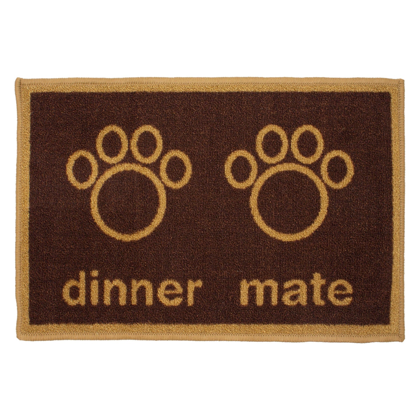 Arkwright Home Pet Food Bowl Mat 16x24 Dinner (P-PM-16X24-DINNER)