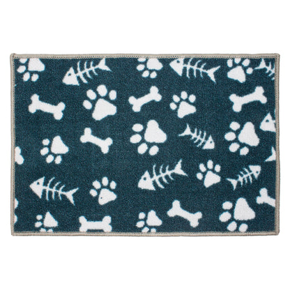 Arkwright Home Pet Food Bowl Mat 16x24 Fish (P-PM-16X24-FISH)