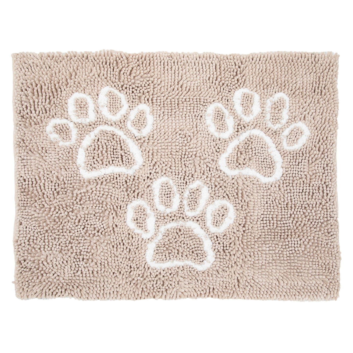 Arkwright Home Perro & Gato Pet Mat 26x35 Paw Print Tan (PNP-PM26X35-TAN)