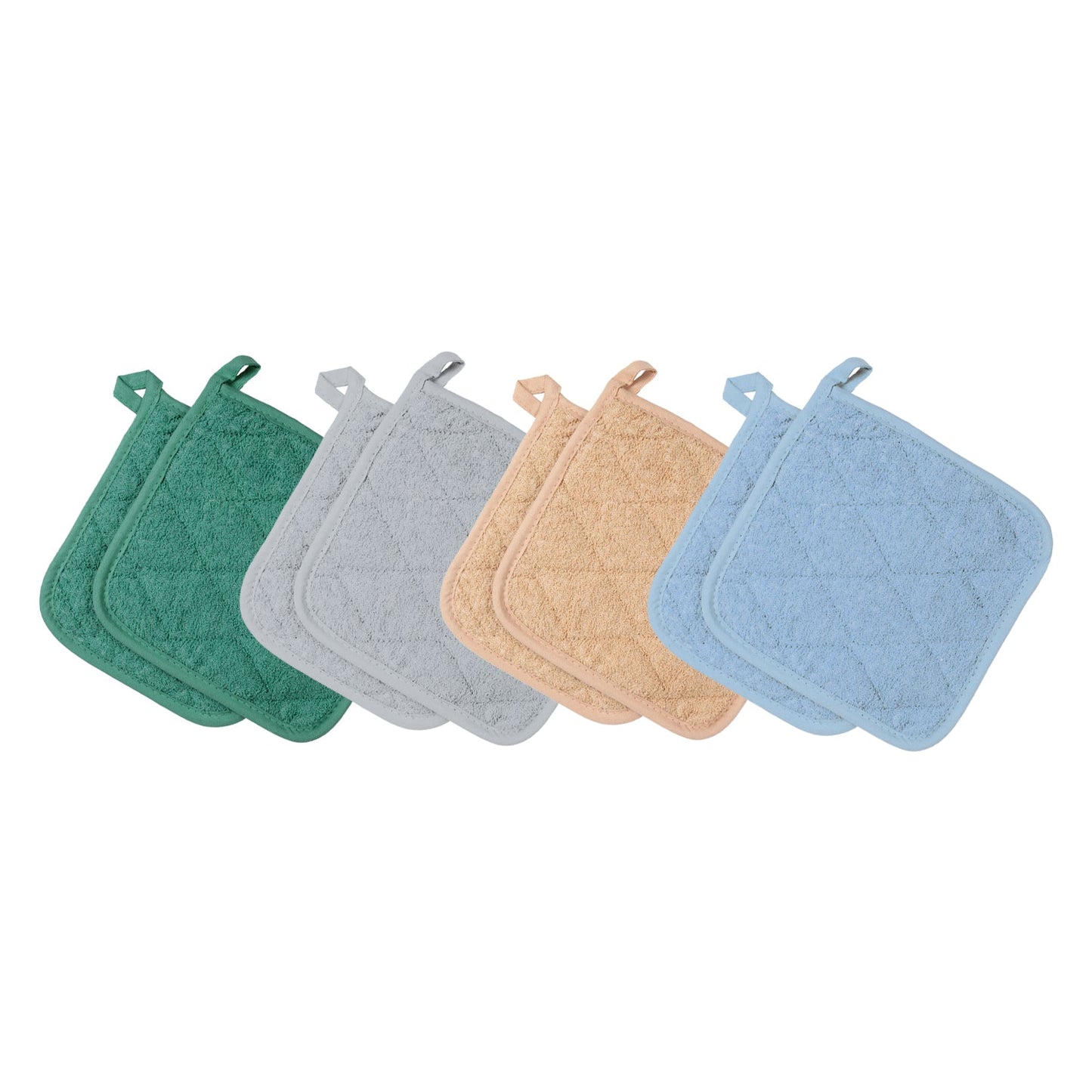 Hospeco® Cooks Linen Pot Holder 7x7 Blue, 12/Pack (HOSPOT-BLUE)