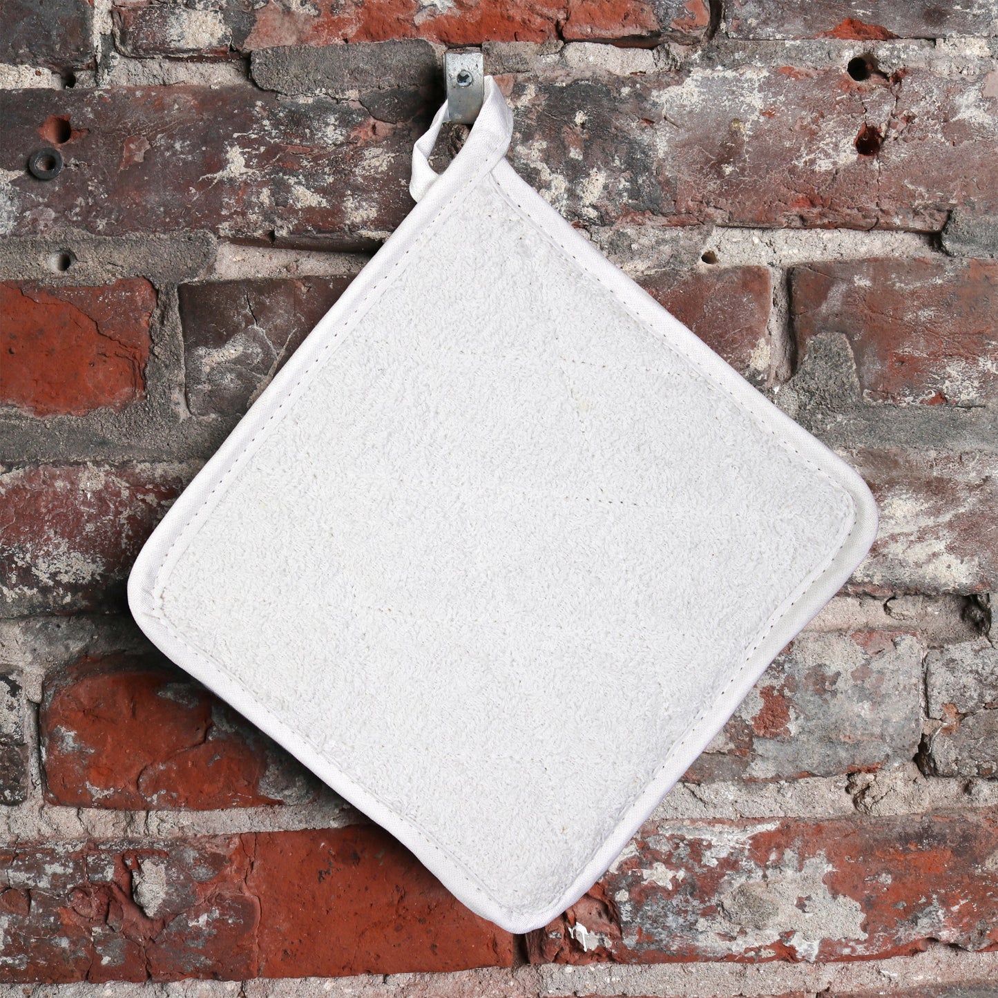 Hospeco® Cooks Linen Pot Holder 7x7 White, 144/Case (HOSPOT-WHITE-CS)