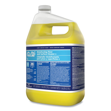 P&G Pro Line Pro Line Disinfectant Floor Cleaner, Fresh Scent, Liquid, 1 gal Bottle, 4/Carton (PPL02039)