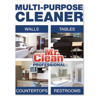 Mr. Clean Finished Floor Cleaner, Lemon Scent, Liquid, 1 gal Bottle, 3/Carton (PPL39949)