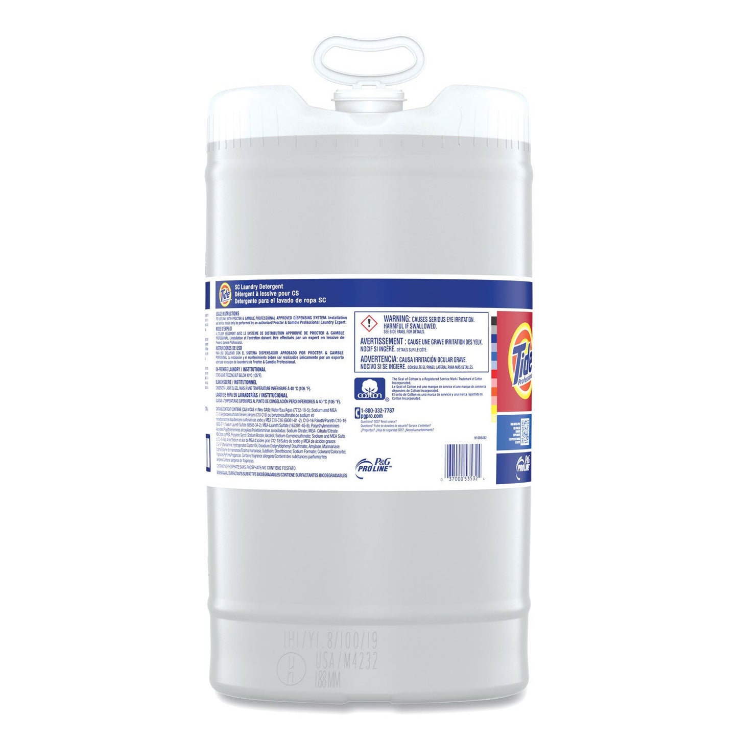 Tide SC Laundry Detergent, 15 gal Closed-Loop Container (PPL53532)