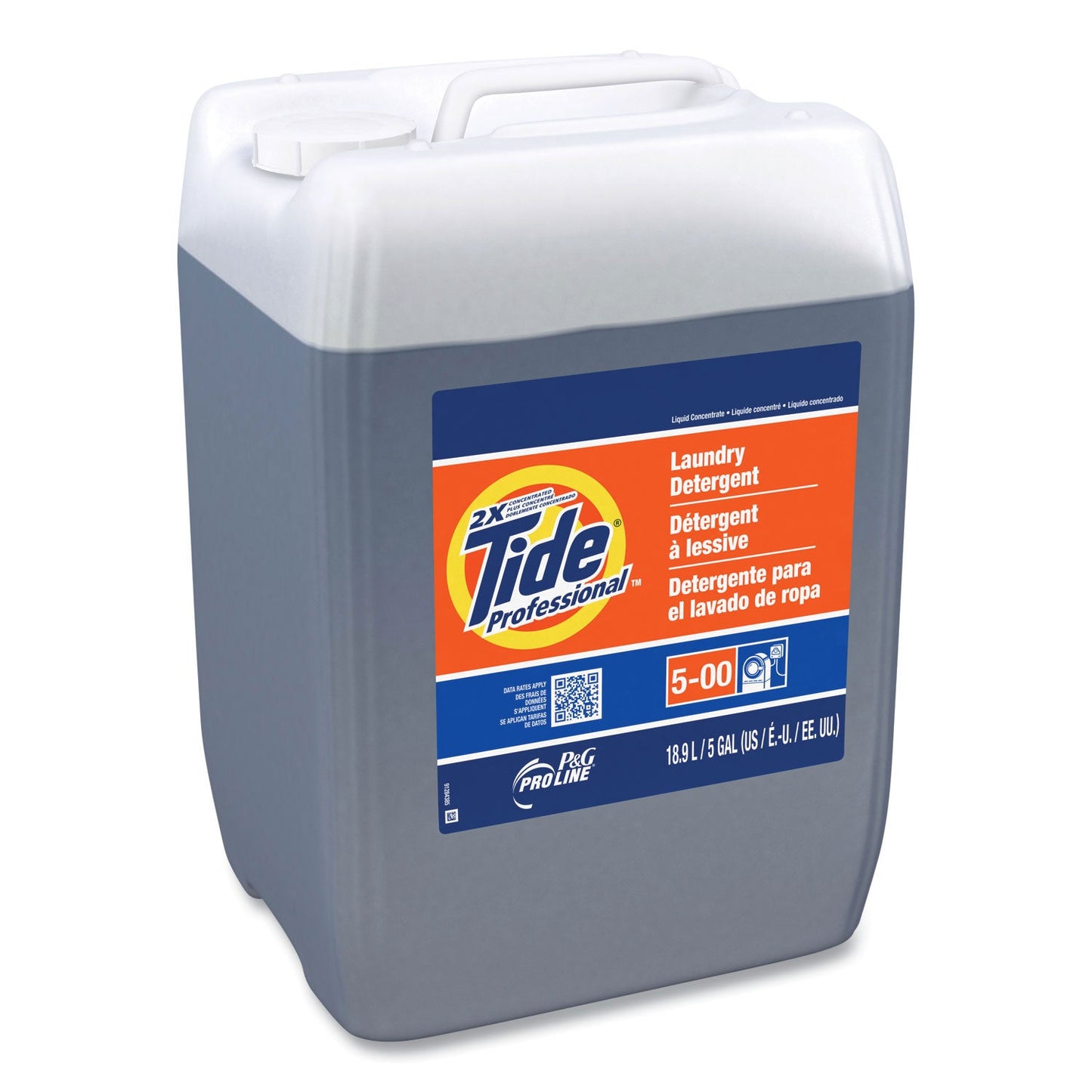 Tide Pro 2x Liquid Laundry Detergent, Original Scent, 5 gal Pail (PPL70673)